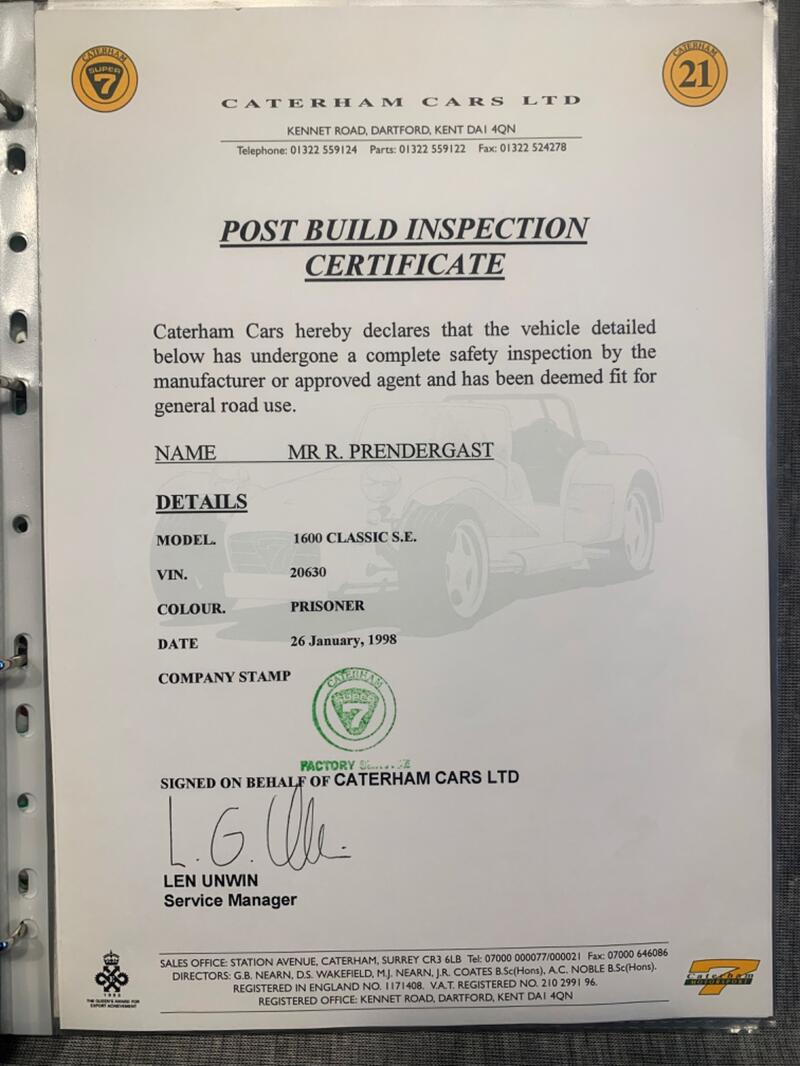 CATERHAM SUPER SPRINT